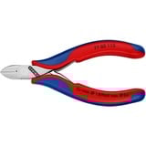 KNIPEX Elektronikzangen-Set, 7-teilig rot/blau, inkl. Präzisionspinzette