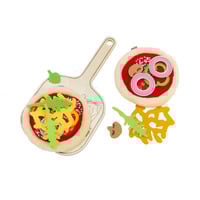 HABA Creative Play - Pizza-Set mit Brettchen, Spielküche
