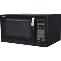 SHARP R742BKW, Mikrowelle schwarz
